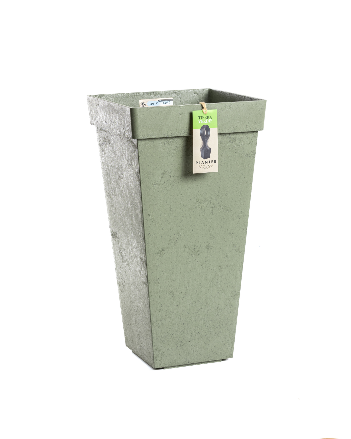 Kukkaruukku Multy Home Symphony 37,8x37,8x70cm vihreä