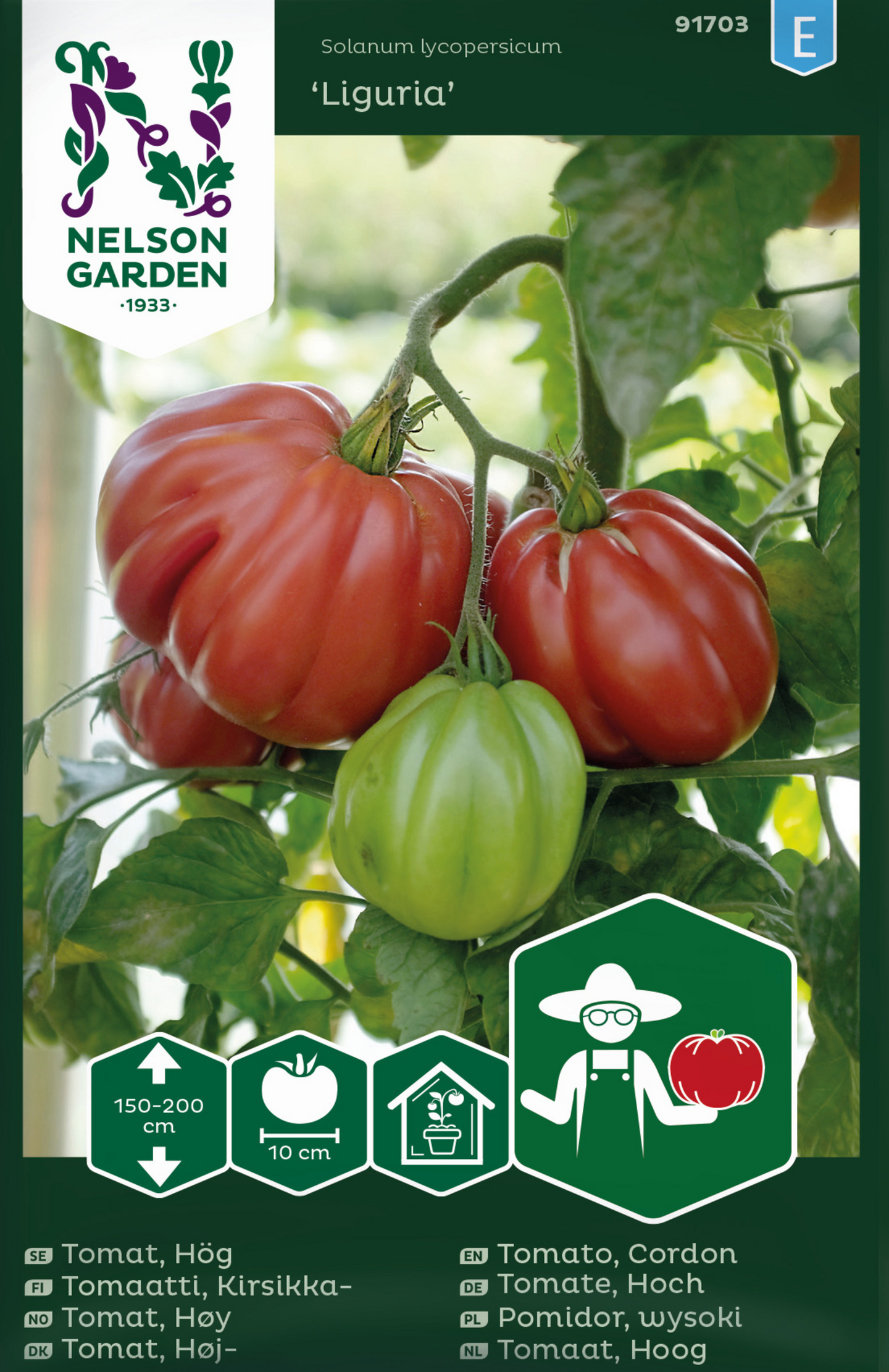 Tomaatti siemen Nelson Garden Liguria