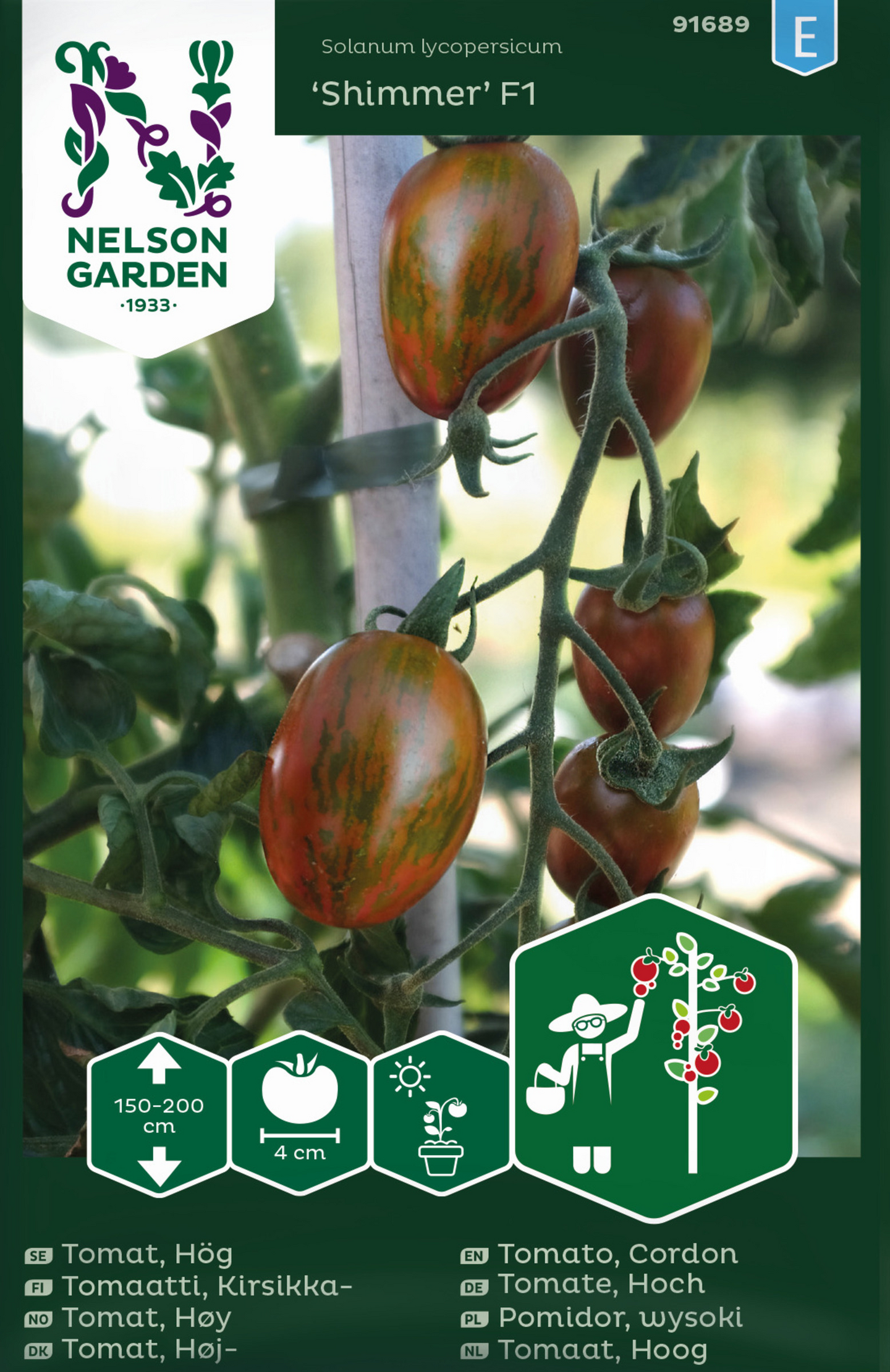 Tomaatti siemen Nelson Garden Shimmer F1