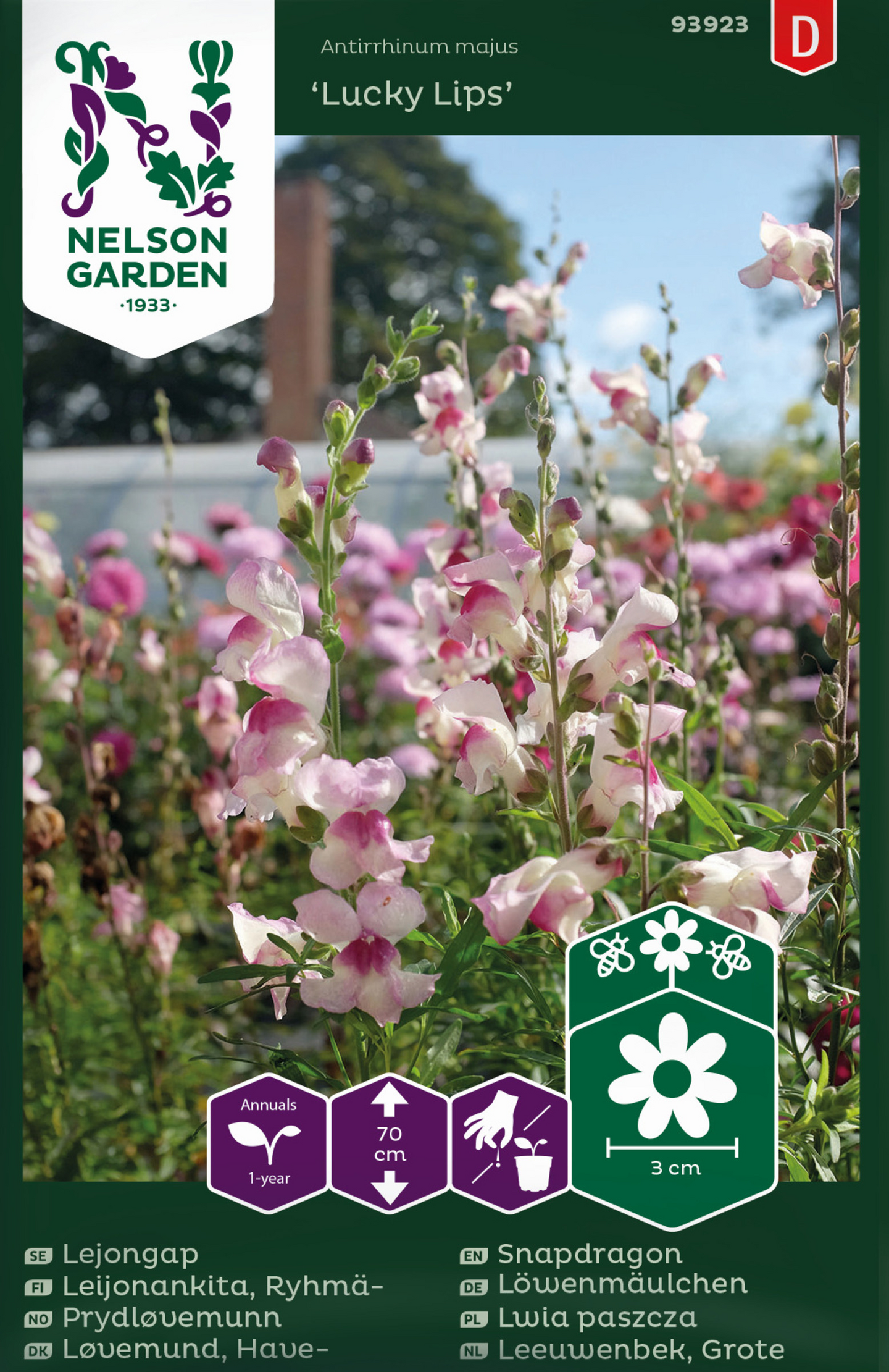 Leijonankita siemen Nelson Garden Lucky lips