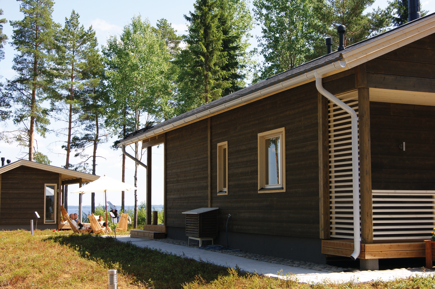 Räystäskourupaketti Cello Solna Rainman musta