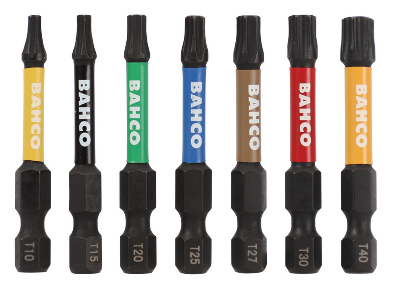 Ruuvauskärkisarja Bahco Impact 40-osainen