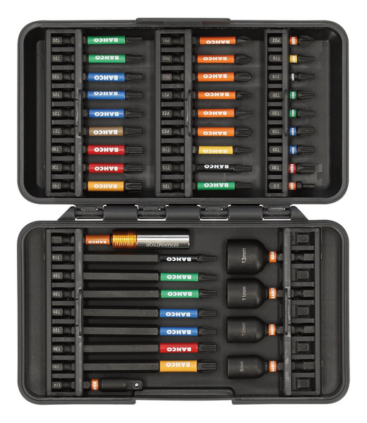 Ruuvauskärkisarja Bahco Impact 40-osainen