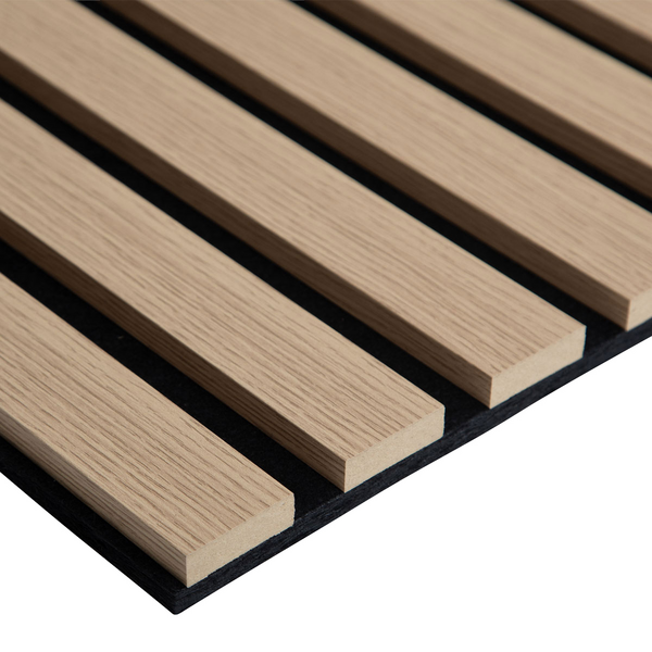 Akustiikkarimapaneeli Cello 22x600x2700mm tammi 4cm rima