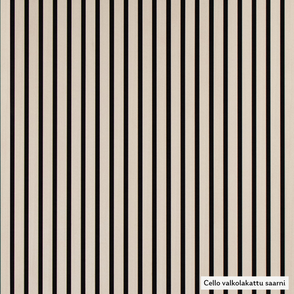 Akustiikkarimapaneeli Cello 22x600x2700mm saarni 4cm rima