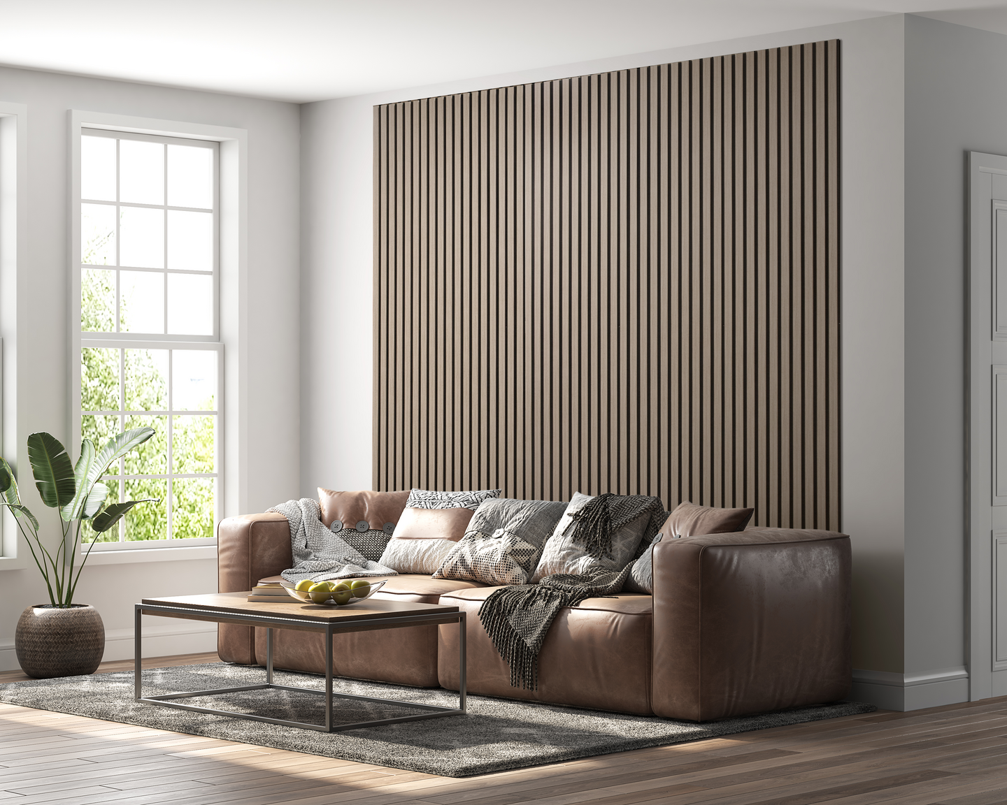 Akustiikkarimapaneeli Cello 22x600x2700 antiikkitammi