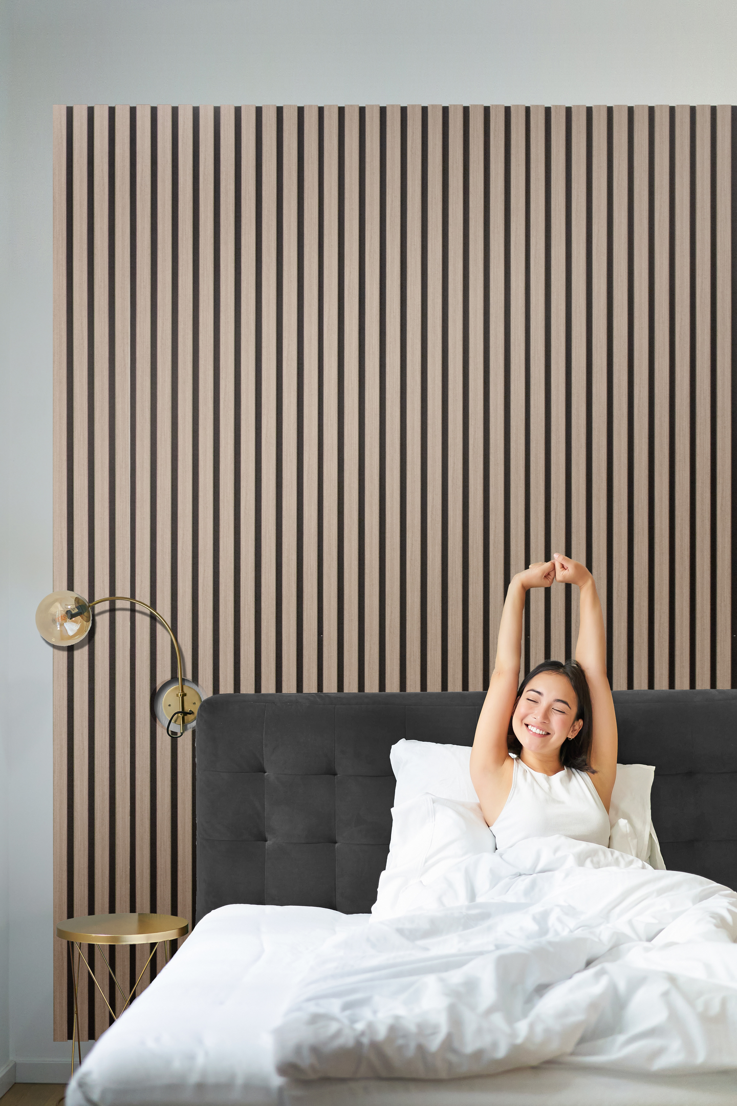 Akustiikkarimapaneeli Cello 22x600x2700 antiikkitammi