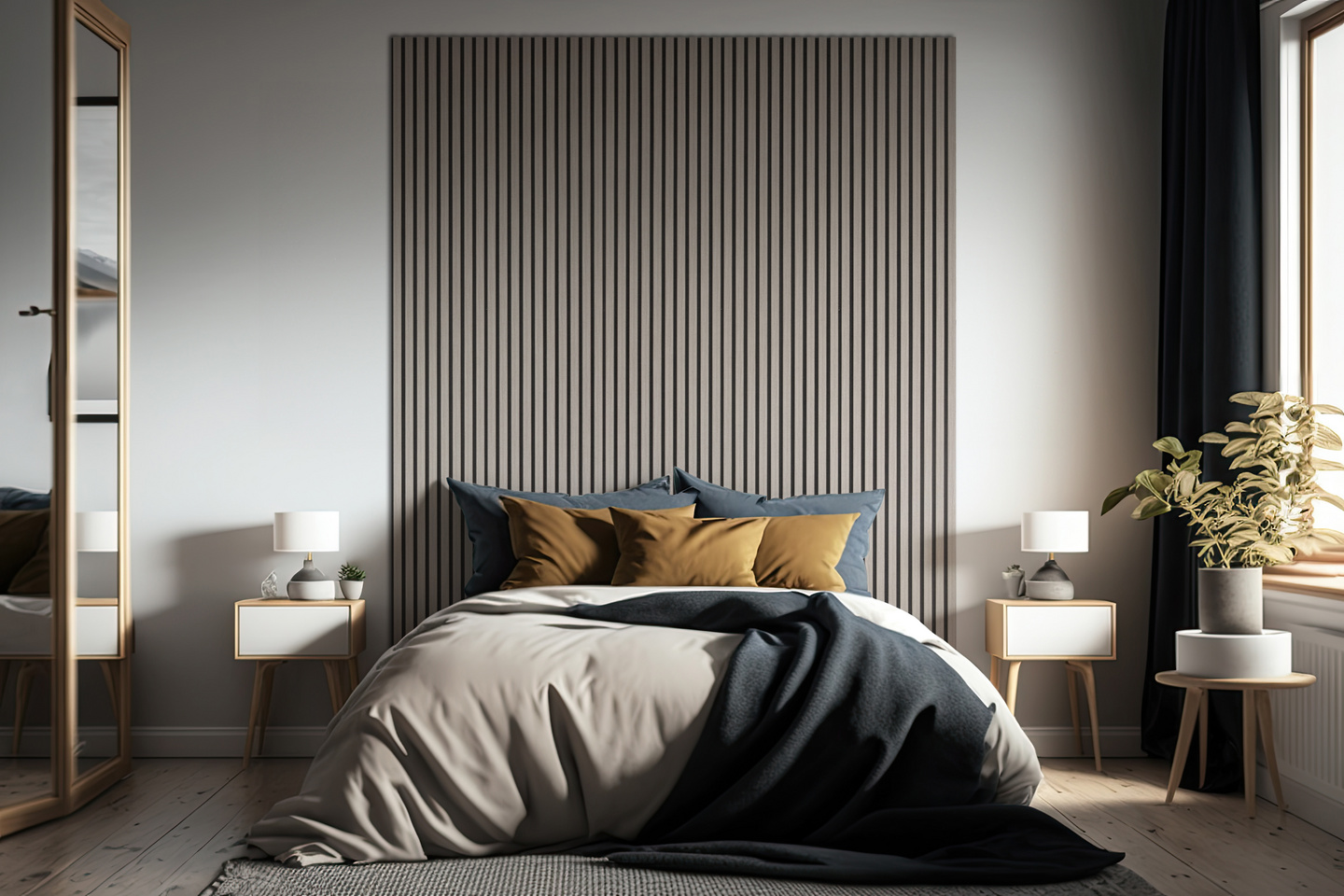 Akustiikkarimapaneeli Cello 22x600x2700 tuhkatammi