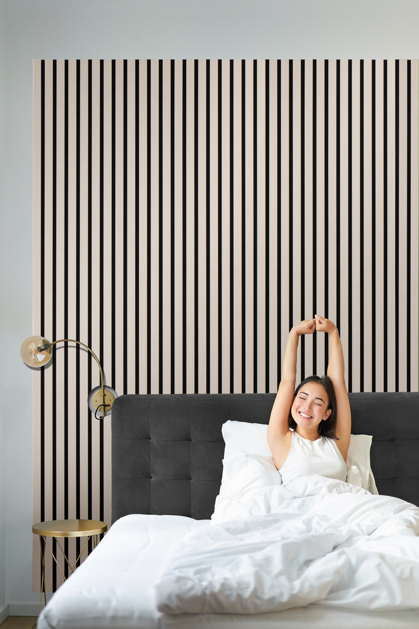 Akustiikkarimapaneeli Cello 22x600x2700mm saarni 4cm rima