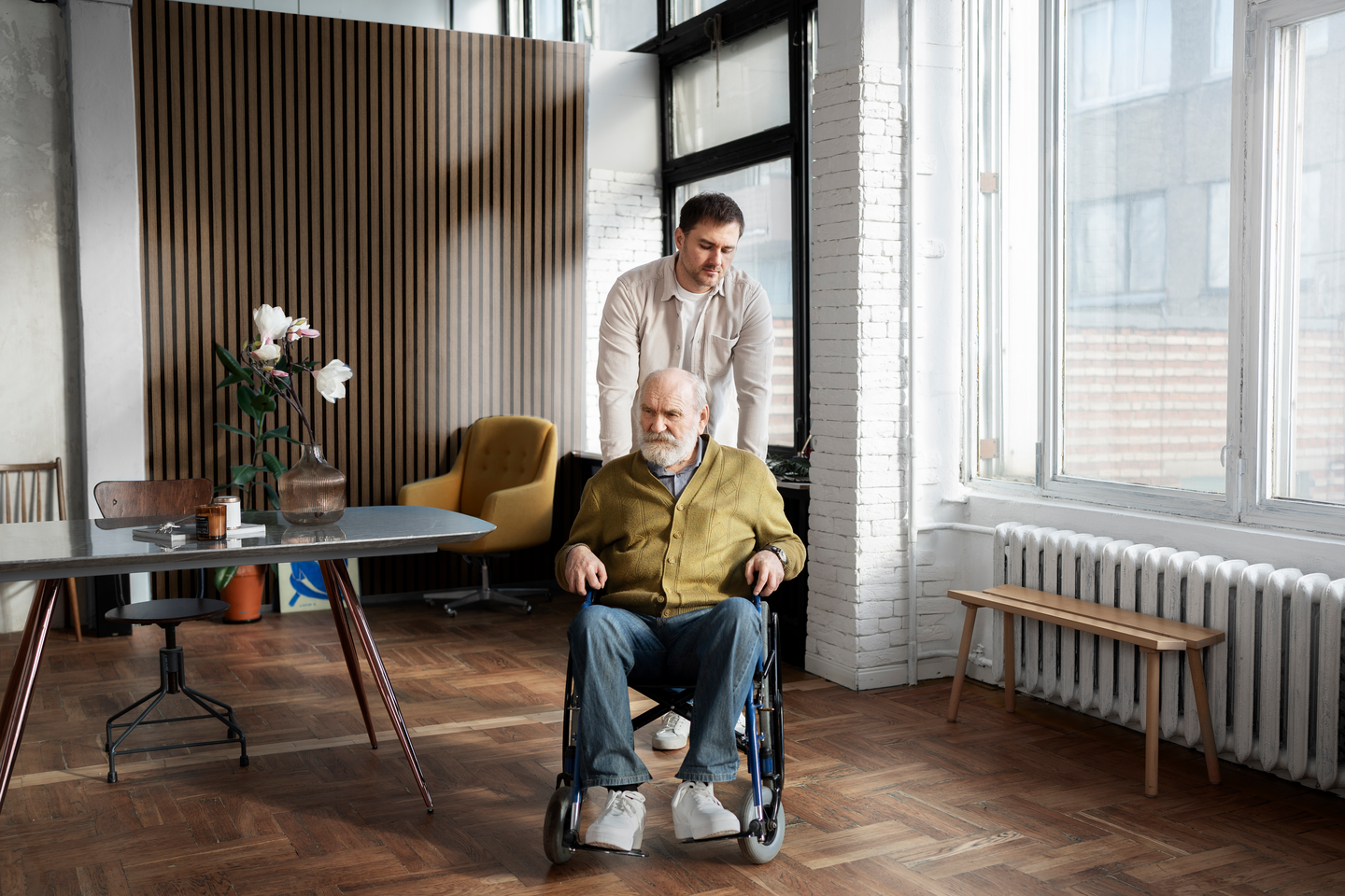 Akustiikkarimapaneeli Cello 22x600x2700mm savutammi 4cm rima