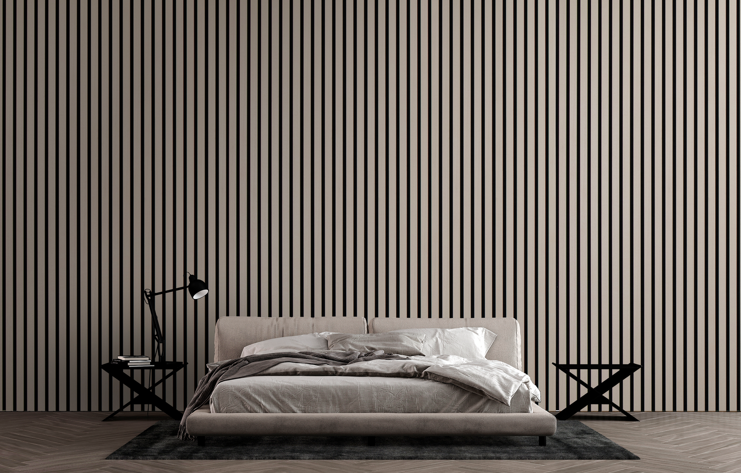 Akustiikkarimapaneeli Cello 22x600x2700mm saarni 4cm rima