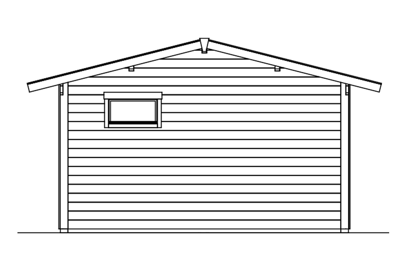 Saunamökki Östermalm 22,0m² seinävahvuus 44mm