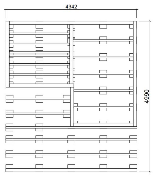 Saunamökki Östermalm 22,0m² seinävahvuus 44mm