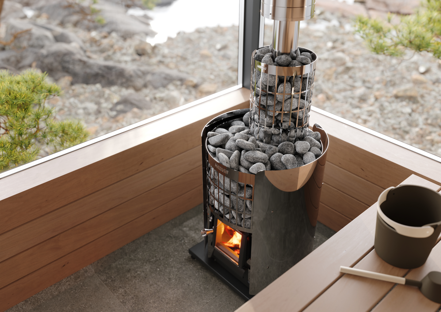 SKYDDAN MANTEL HARVIA CILINDRO 16+20