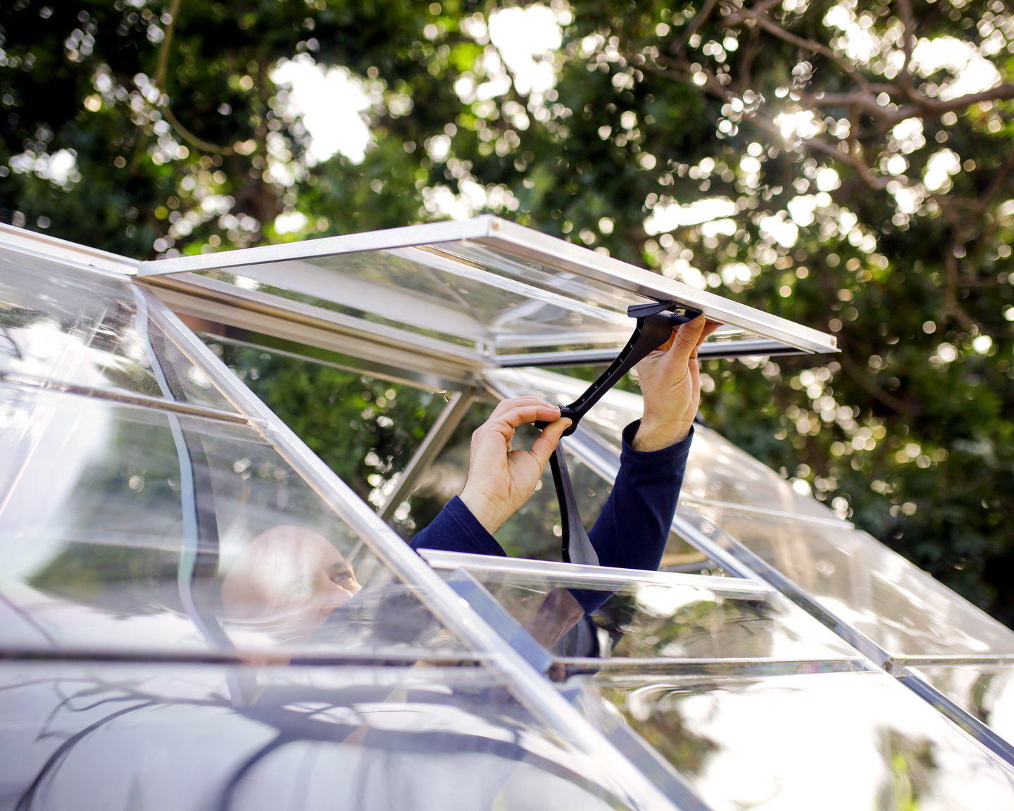 Kasvihuone Canopia Harmony 4,6m² hopea