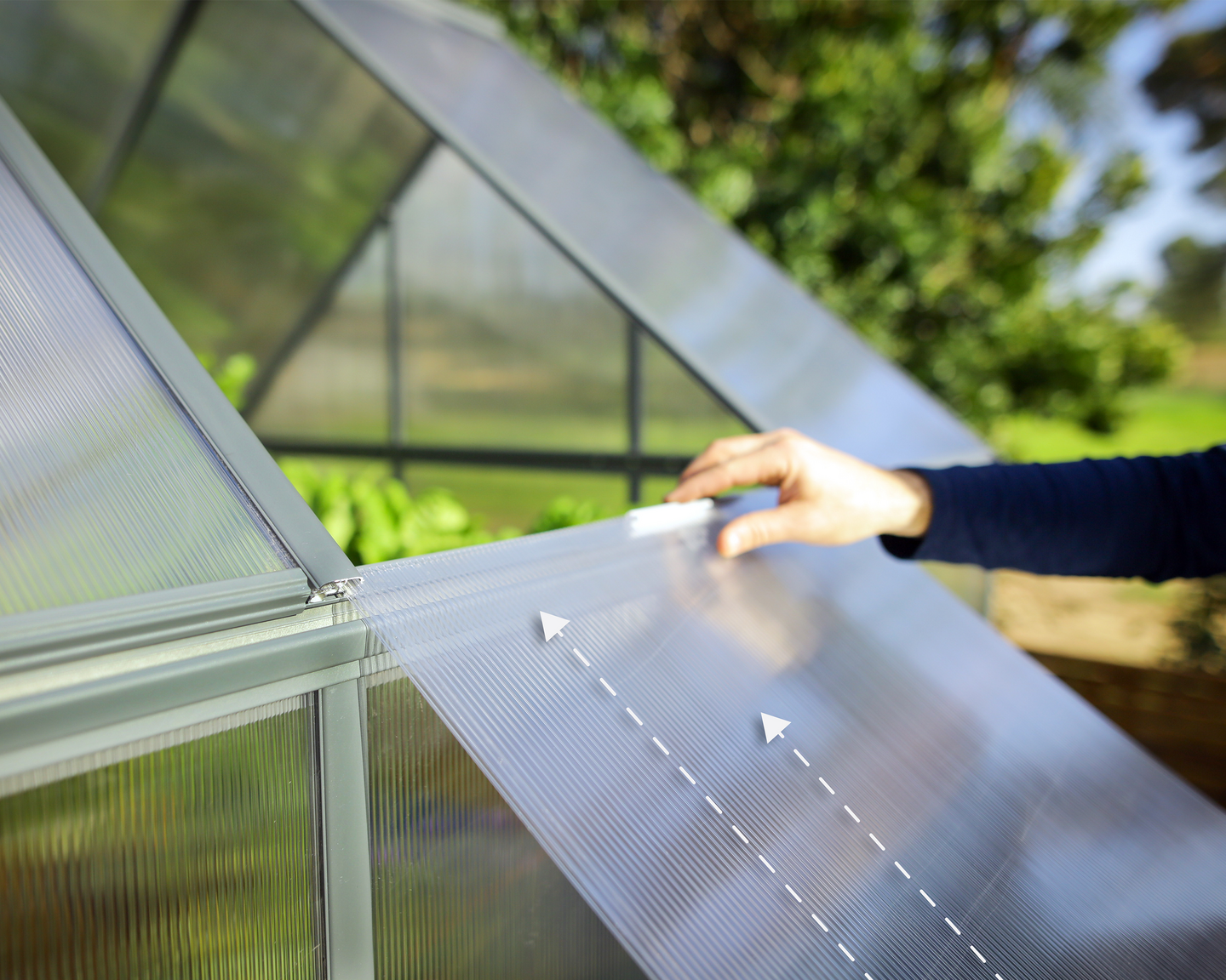 Kasvihuone Canopia Mythos 3,4m² harmaa