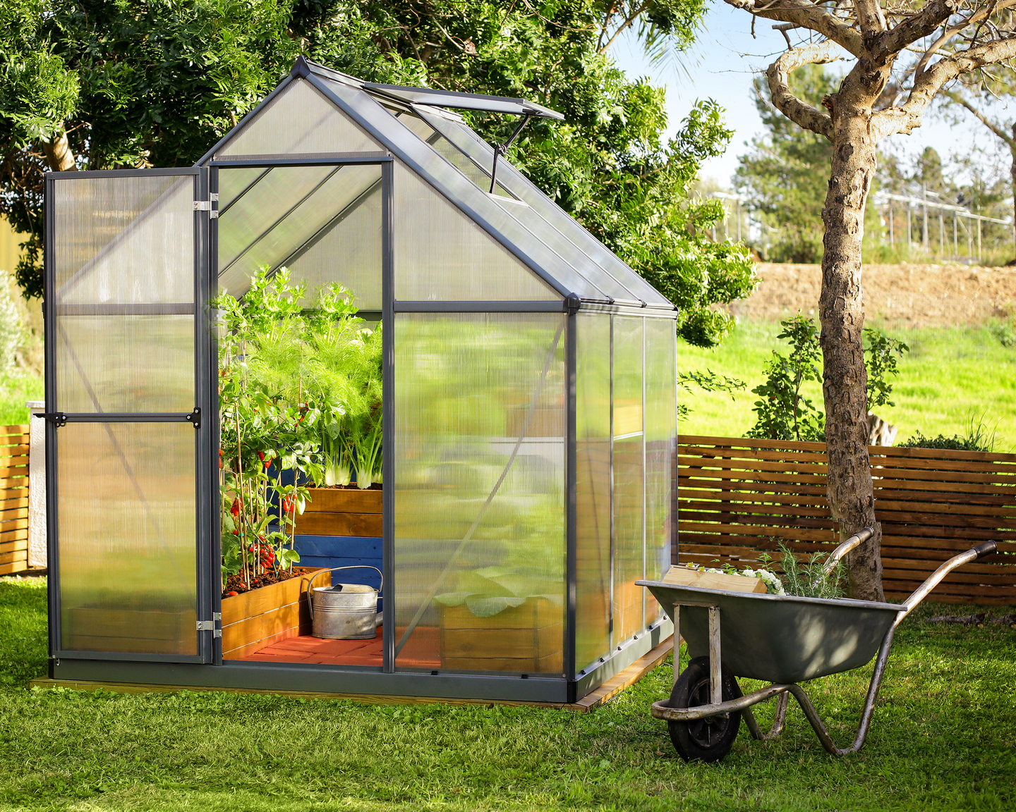 Kasvihuone Canopia Mythos 3,4m² harmaa