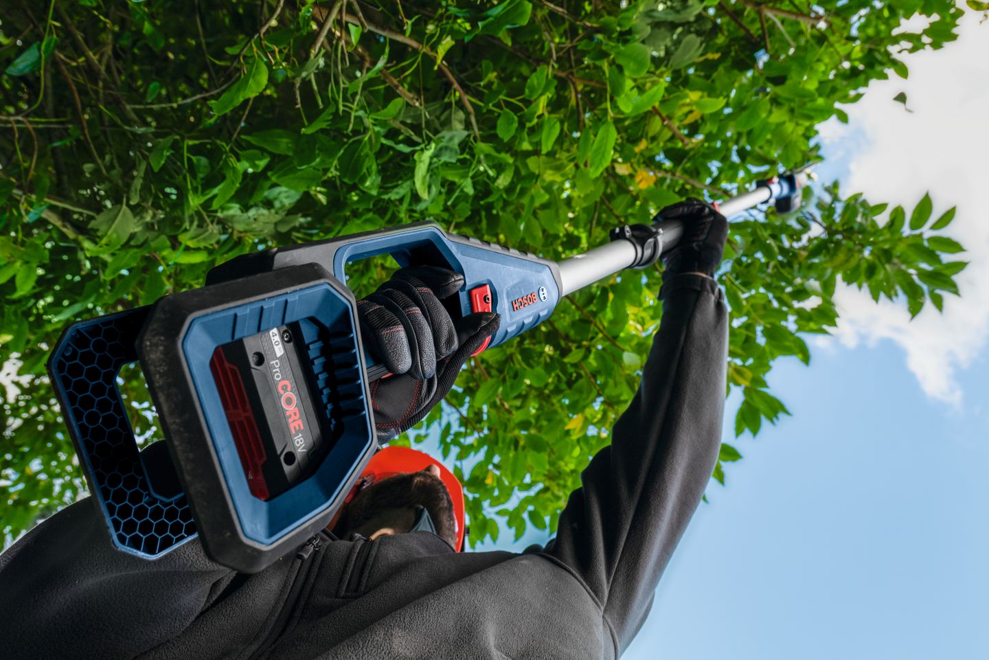 Akkupensasleikkuri Bosch GHE 18V-50 T teleskooppi Solo