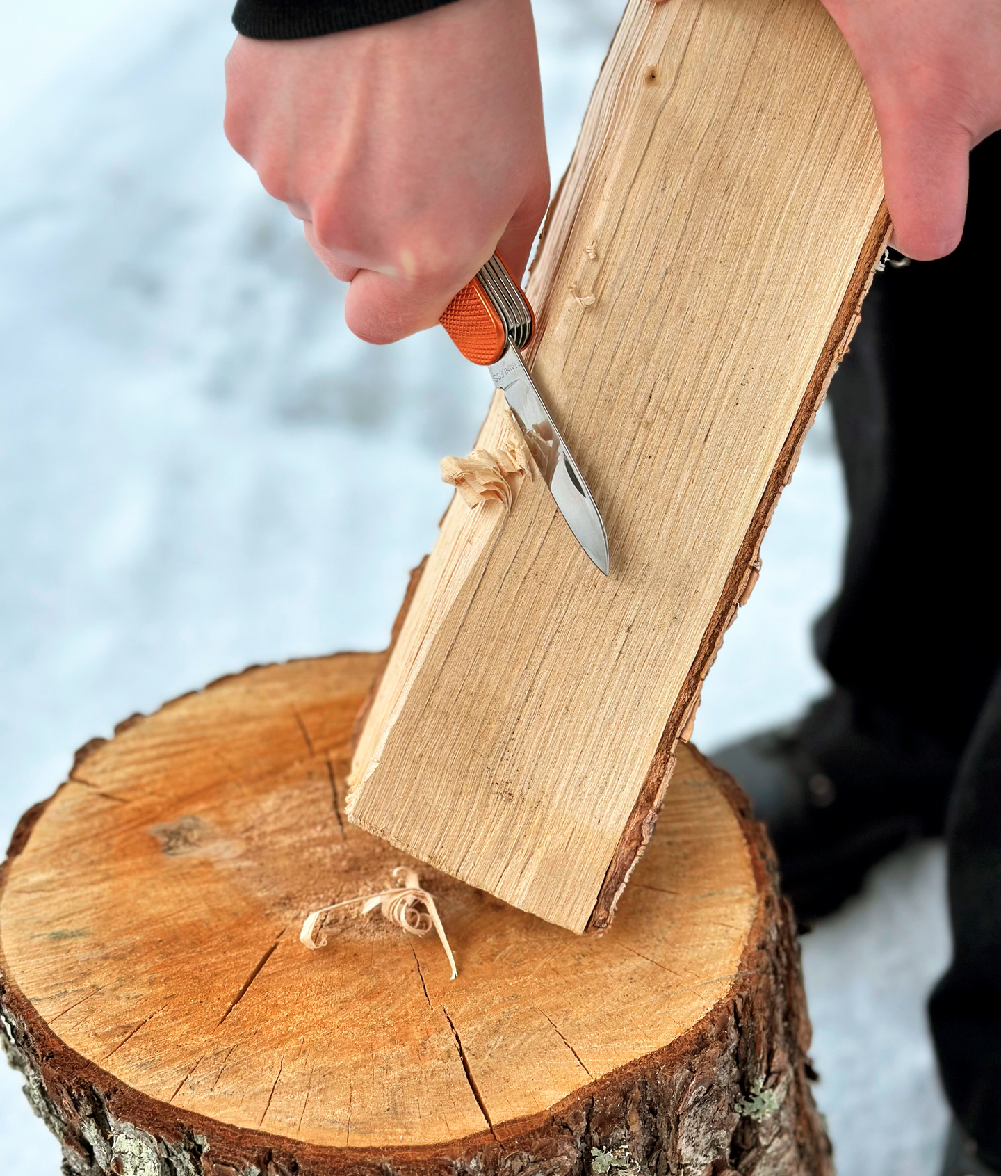 Linkkuveitsi Retki alumiinikahvalla oranssi