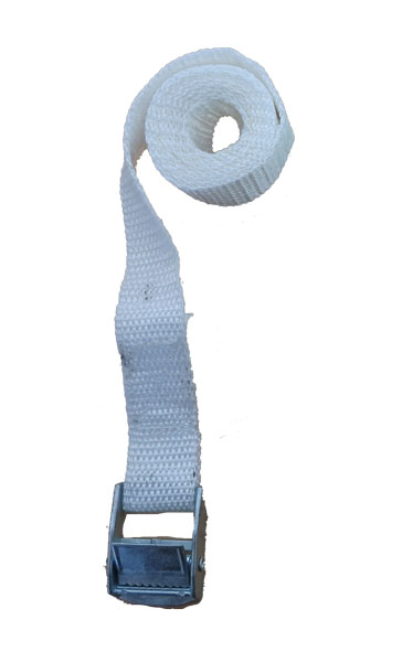 SPÄNNREM BEDSAB 25X1000MM VIT, PACKREM