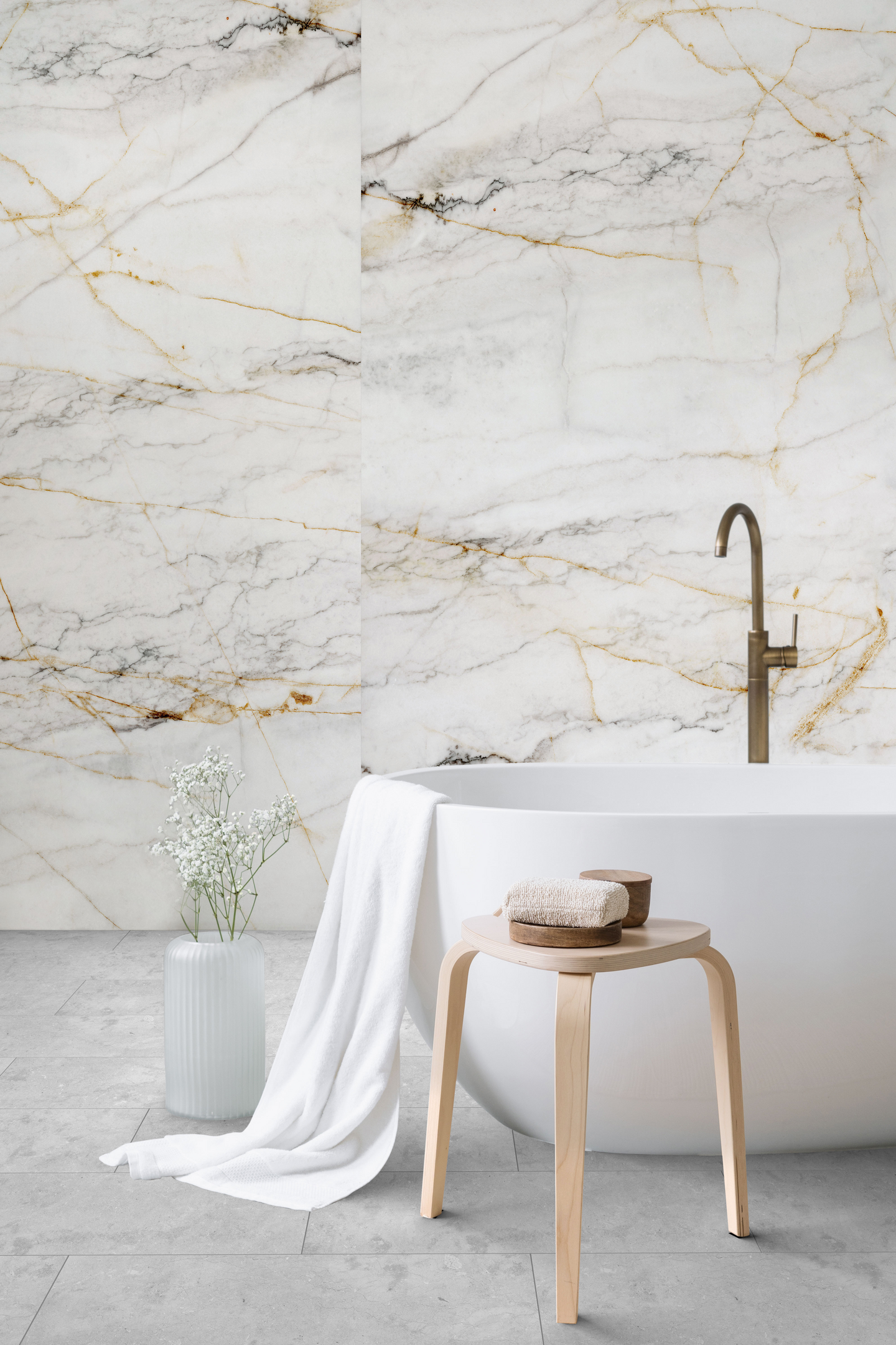 Seinälevy Kronoflooring Rocko 4x1230x2800mm R154 Marble Gold