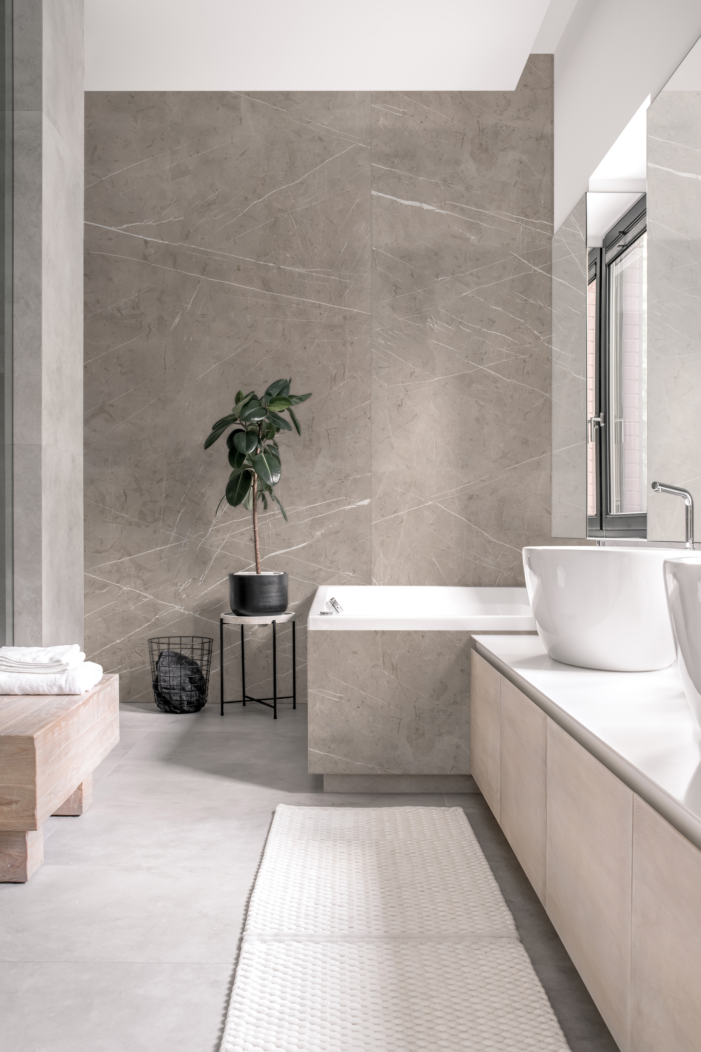 Seinälevy Kronoflooring Rocko 4x1230x2800mm K024 Beige Pietra Marble