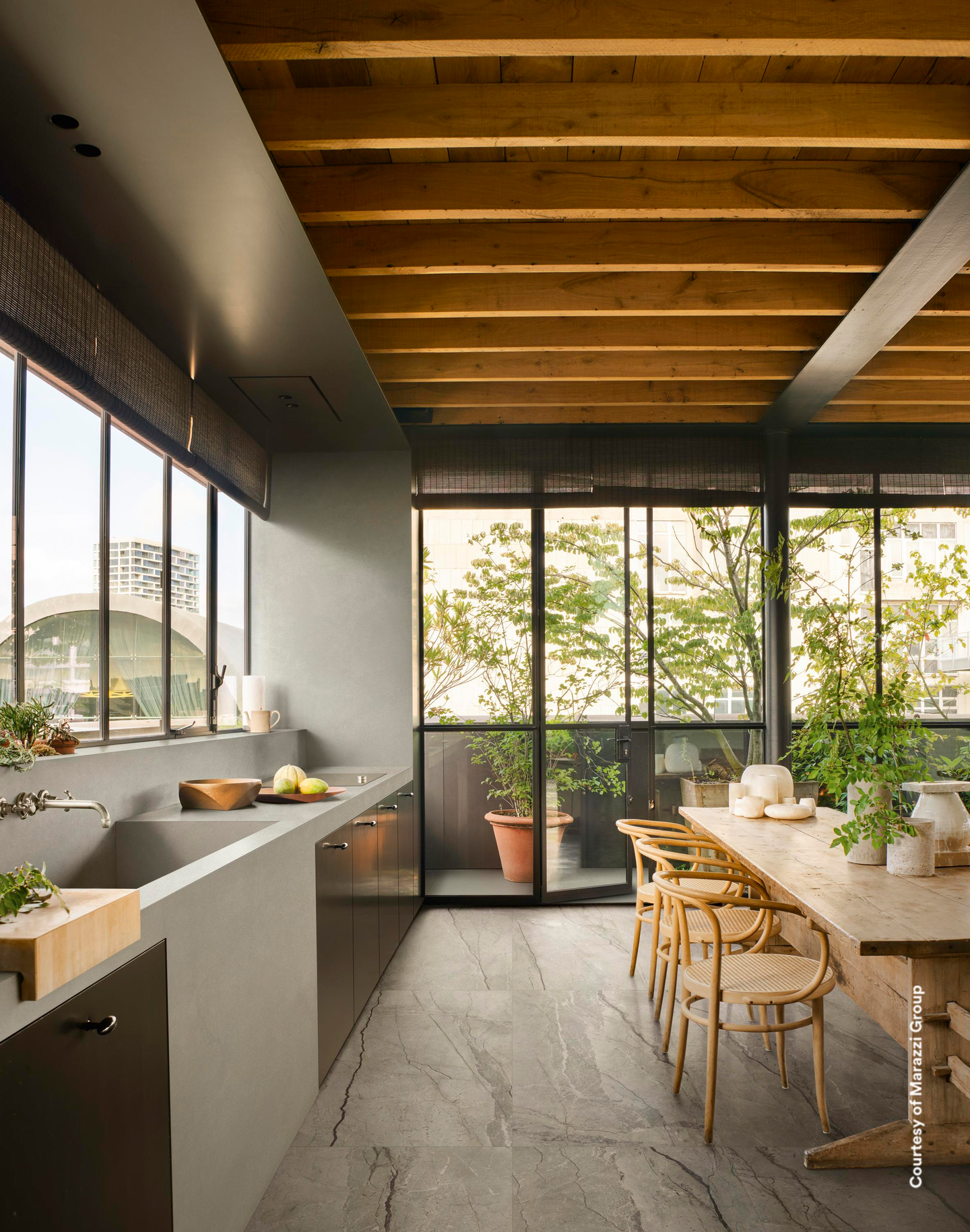 Lattialaatta Cello Silver Root 60x120 harmaa R10B matta RT 1,44m²