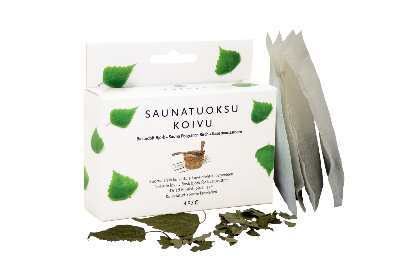 Saunatuoksupussit Emendo koivu  4x3g