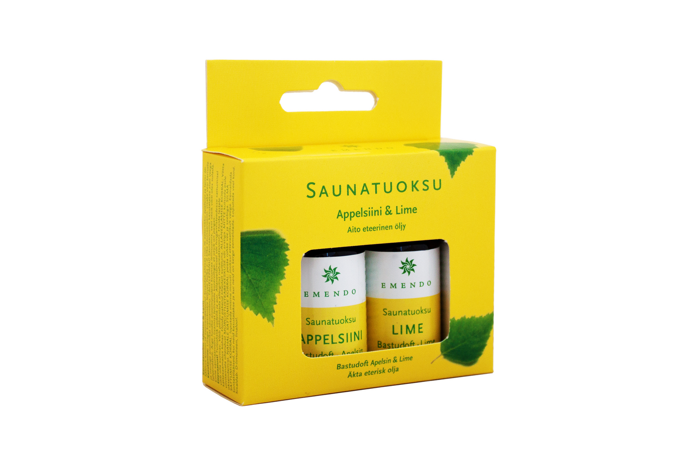 Saunatuoksusetti Emendo Appelsiini ja Lime 2x10ml
