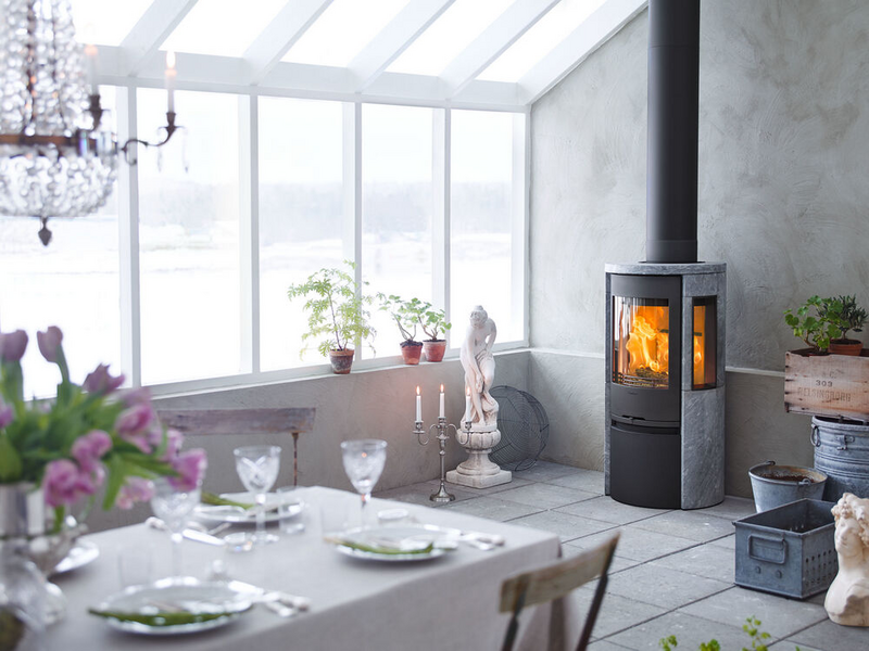 TÄLJSTENSKAMIN CONTURA 556T STYLE SVART