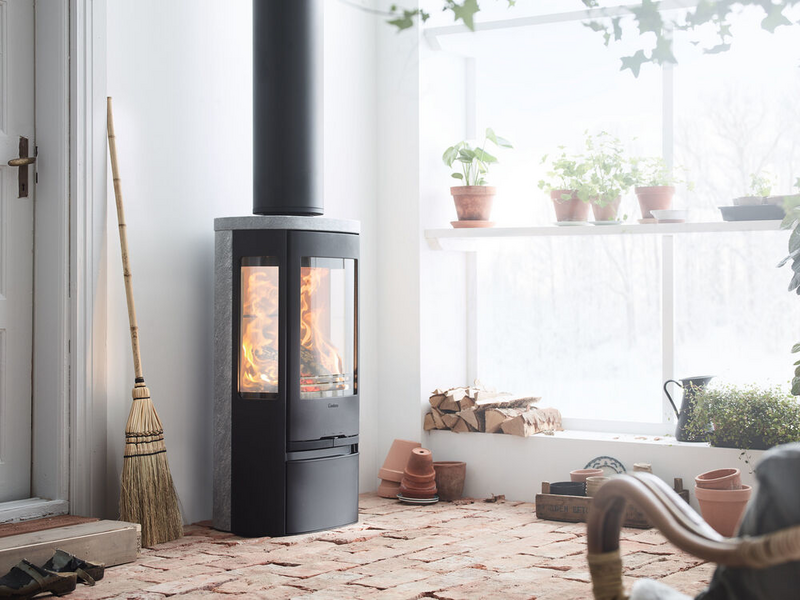 TÄLJSTENSKAMIN CONTURA 856T SVART