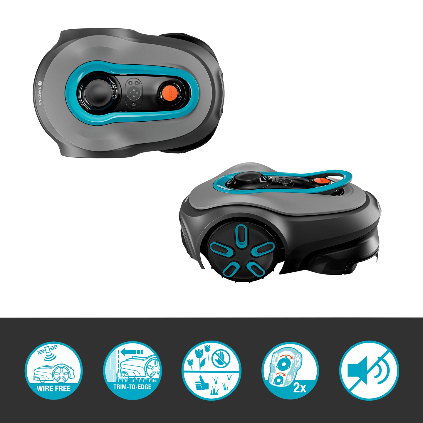 Robottiruohonleikkuri GARDENA smart SILENO free 1000