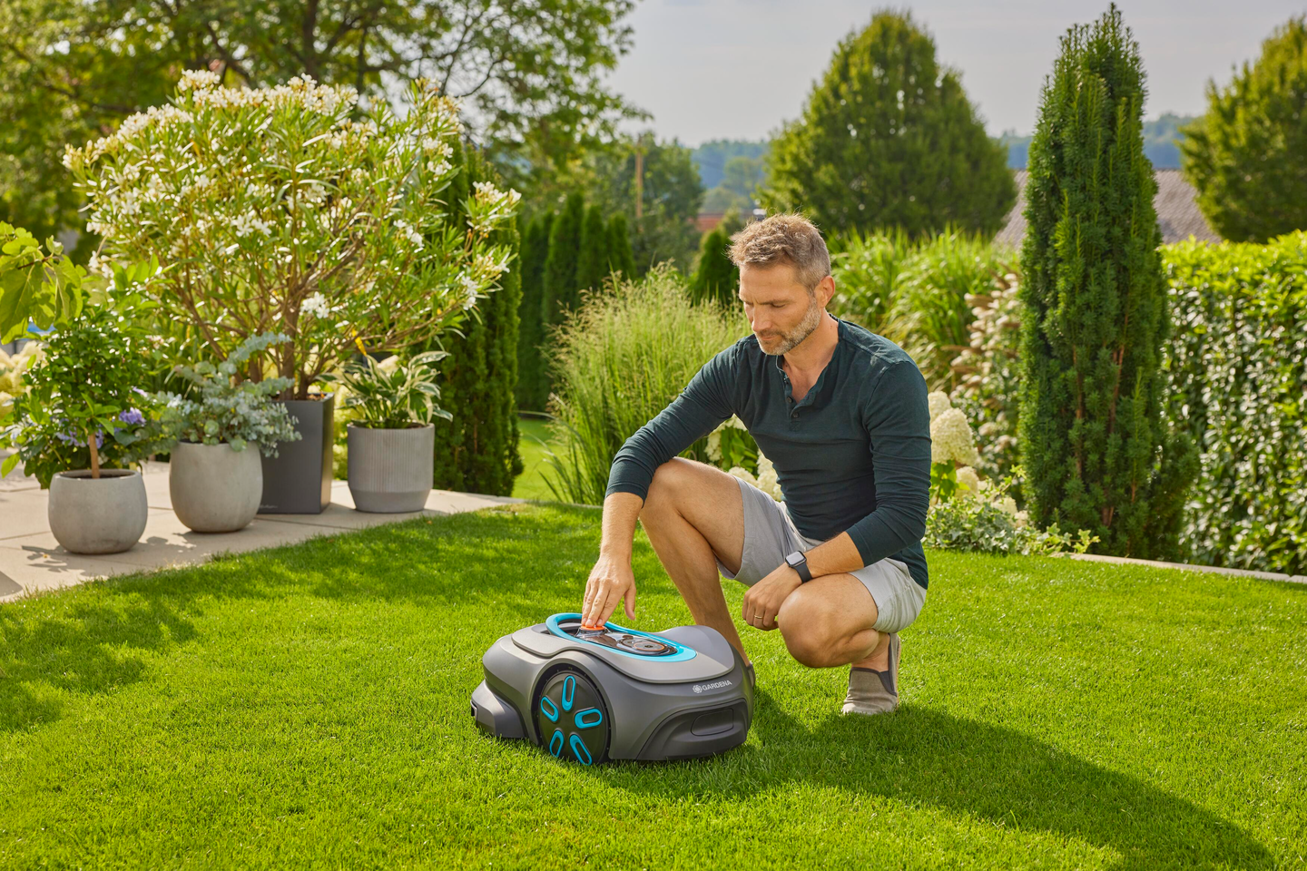 Robottiruohonleikkuri GARDENA Smart Sileno Max 800 DuoConnect