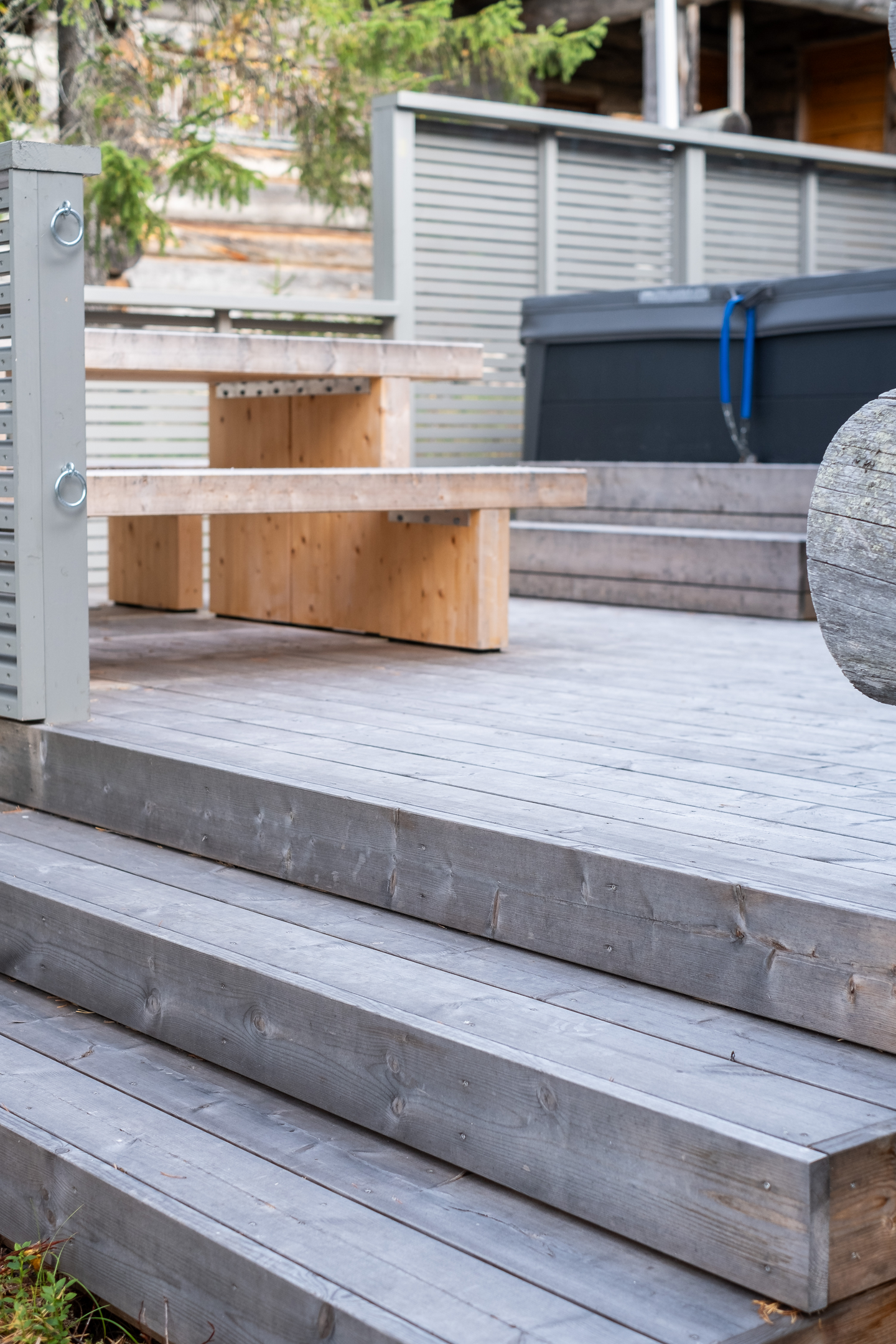 Terassilauta Pölkky 28x145x4500 mänty sydänpuu