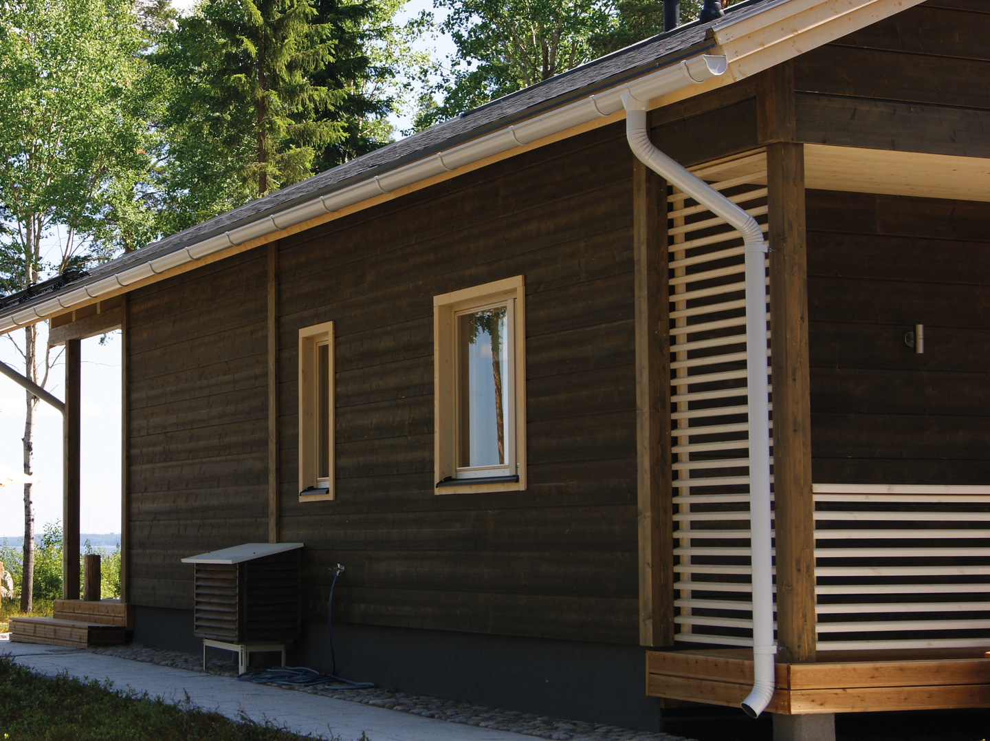 Räystäskourupaketti Autotalli Kimara Pontti AT49VP Rainman musta