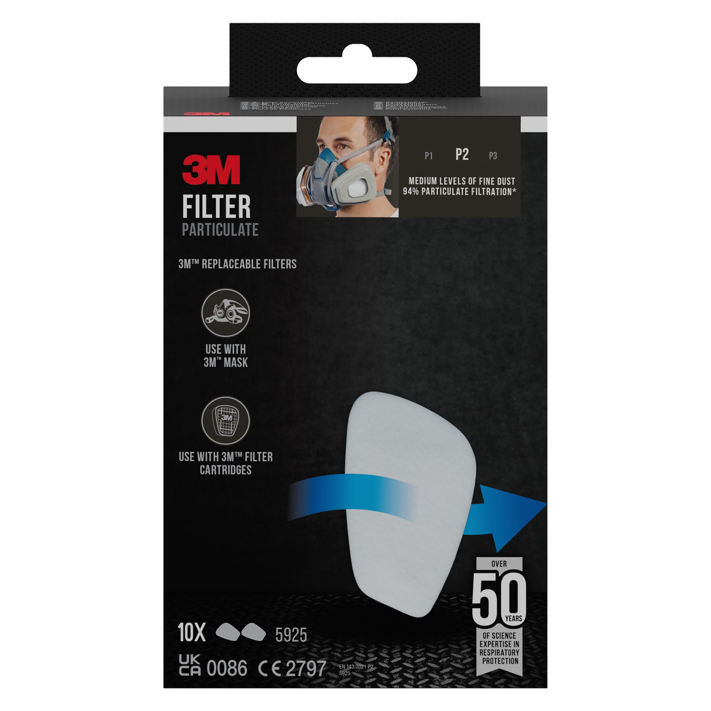 PARTIKELFILTER 3M 5925PRO P2R