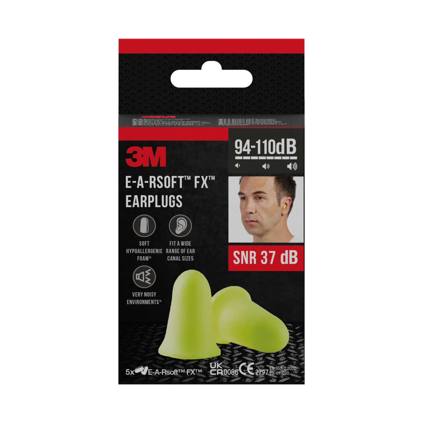 3M HÖRSELPROPPAR EA-RSOFT FX 5