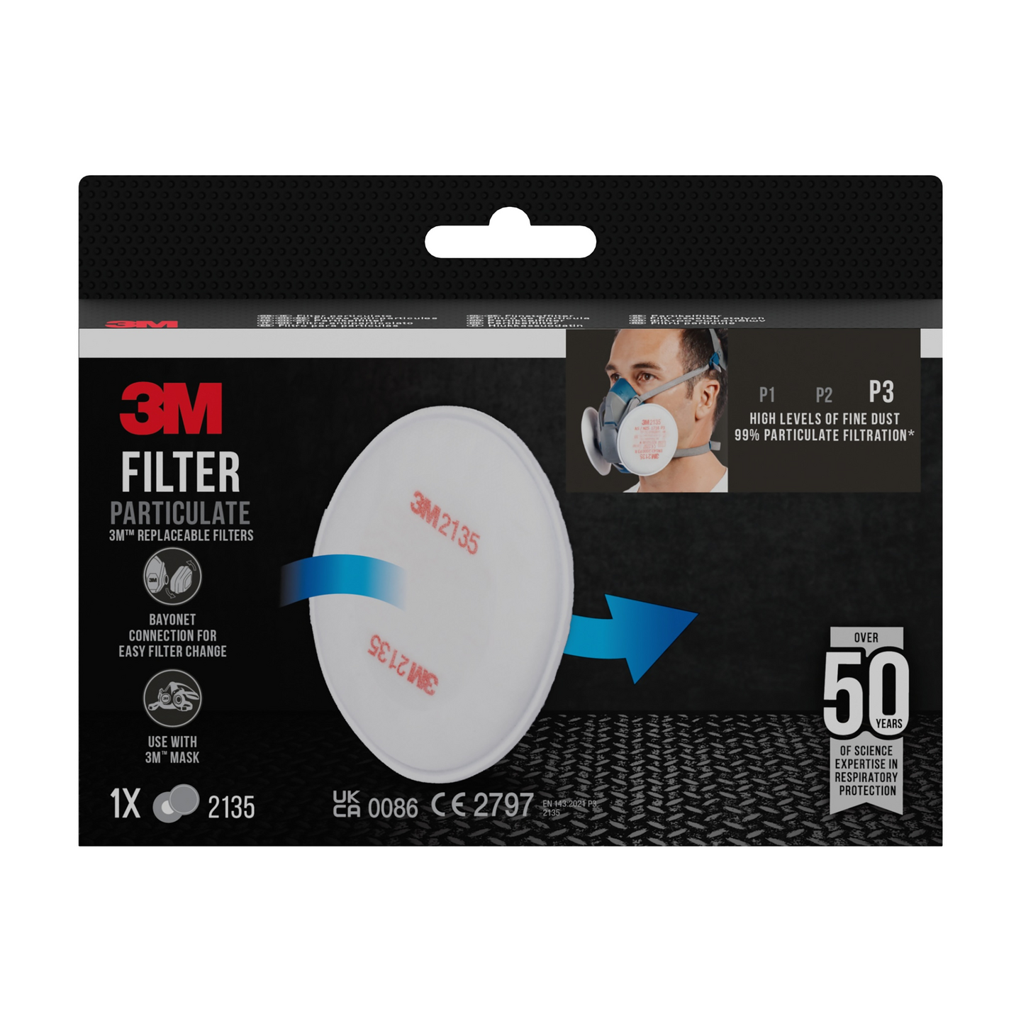 PARTIKELFILTER 3M 2135PRO1