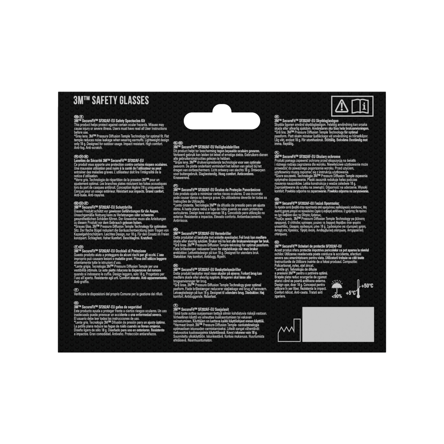 3M SECUREFIT SF200 SKYDDSGLASÖ