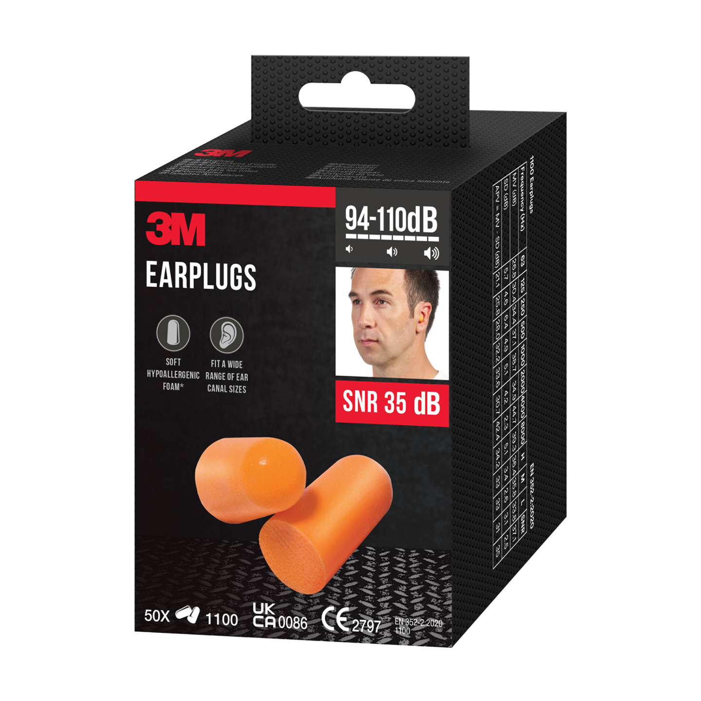 3M HÖRSELPROPPARSTORPACK 50 PA