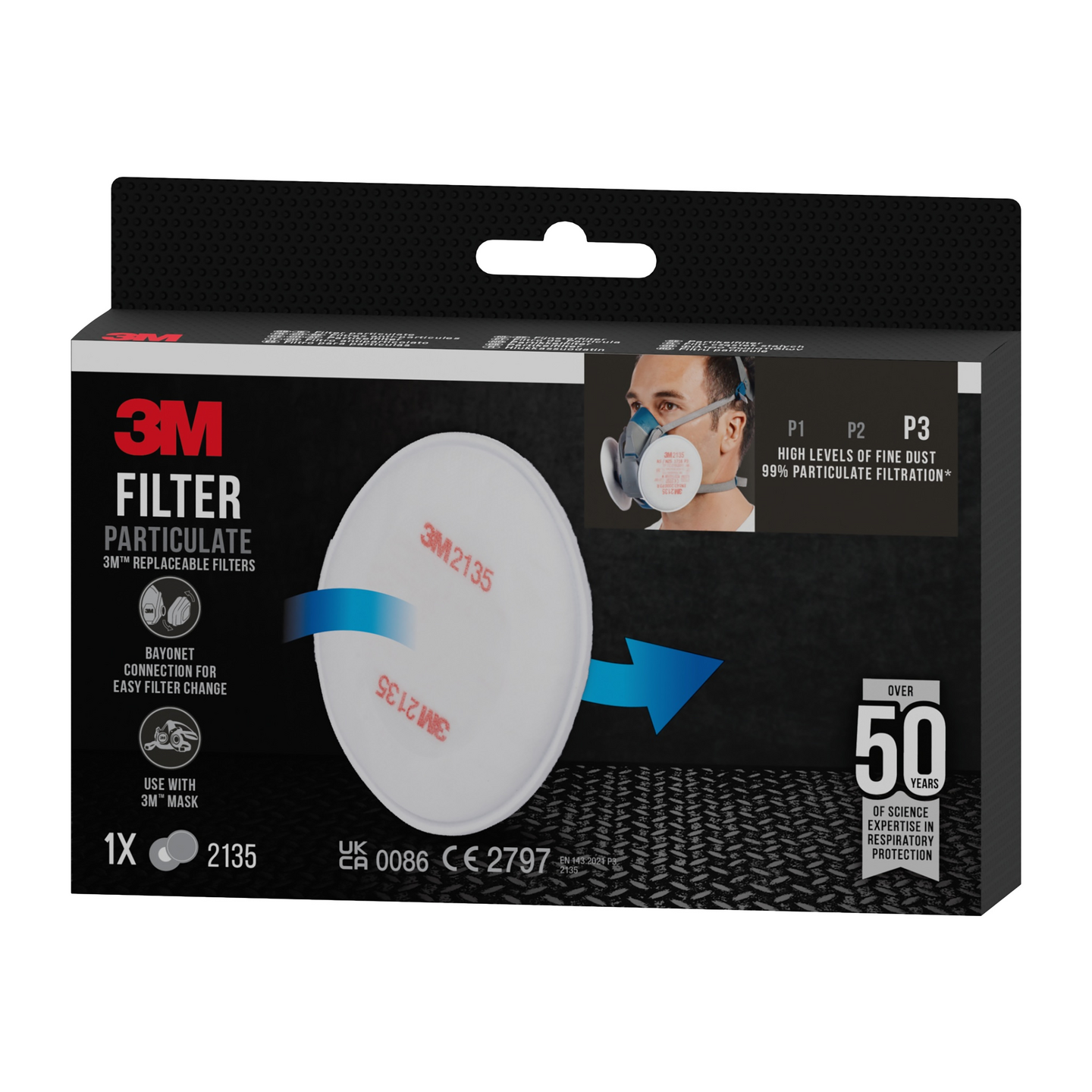 PARTIKELFILTER 3M 2135PRO1