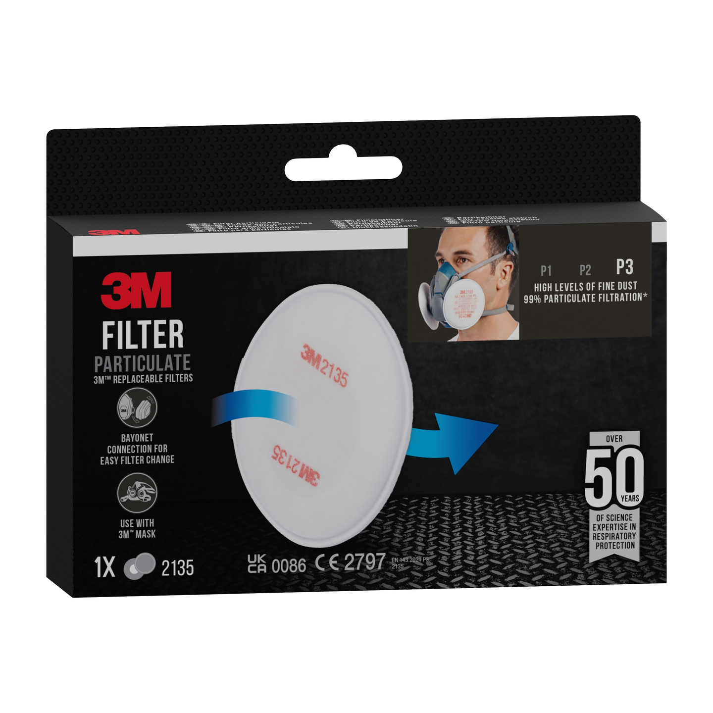 PARTIKELFILTER 3M 2135PRO1