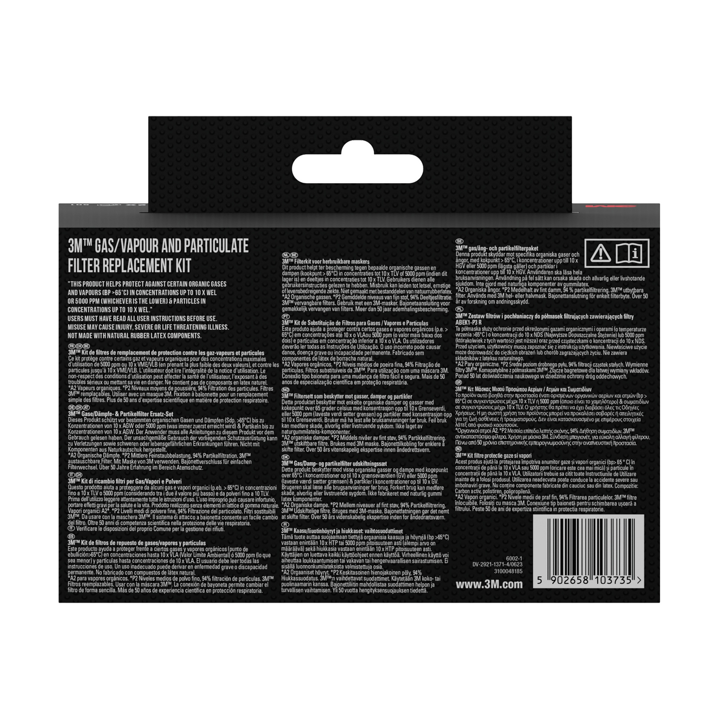 REFILLPAKET 3M FILTER + HÅLLARE, 5935PRO2