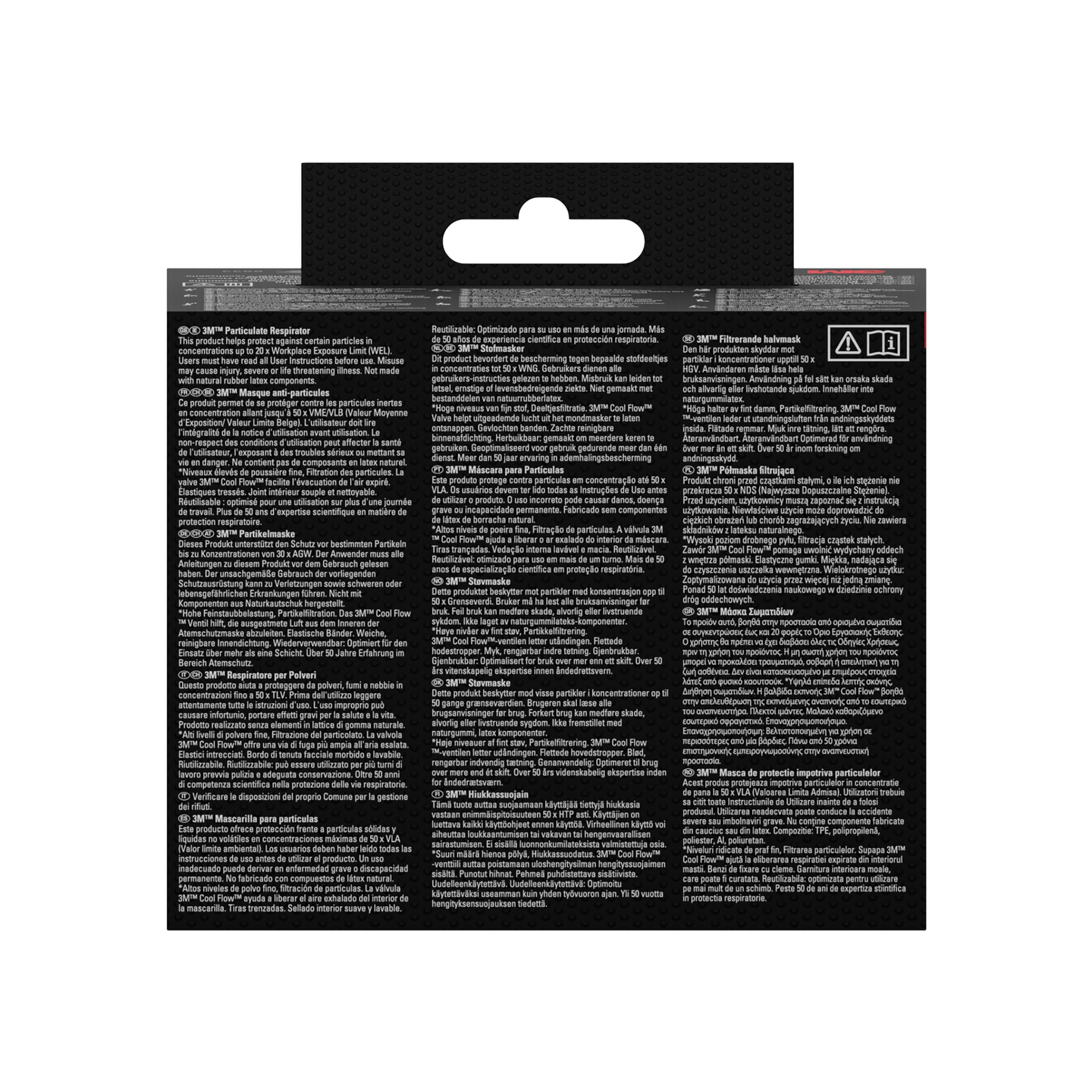 ANDNINGSSKYDD 3M 8822 FFP2 VENTIL, 5ST