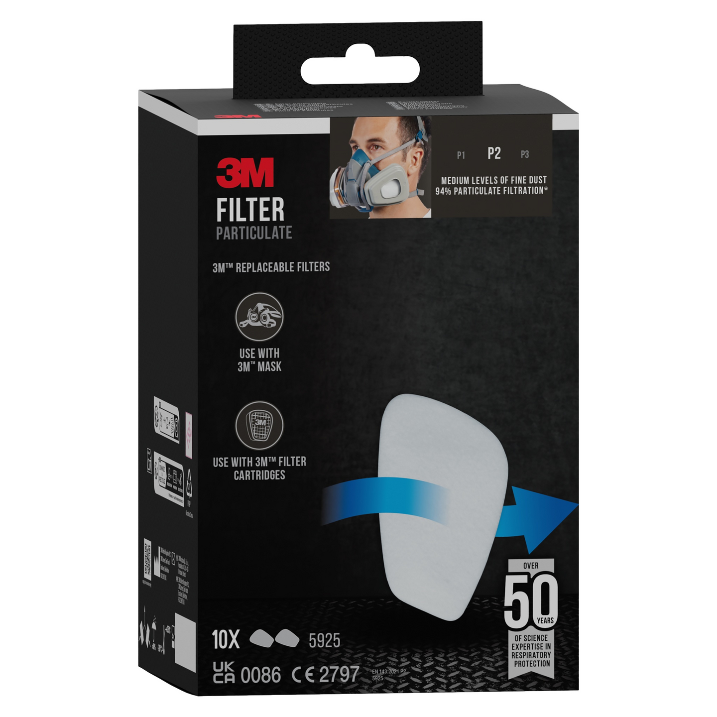 PARTIKELFILTER 3M 5925PRO P2R