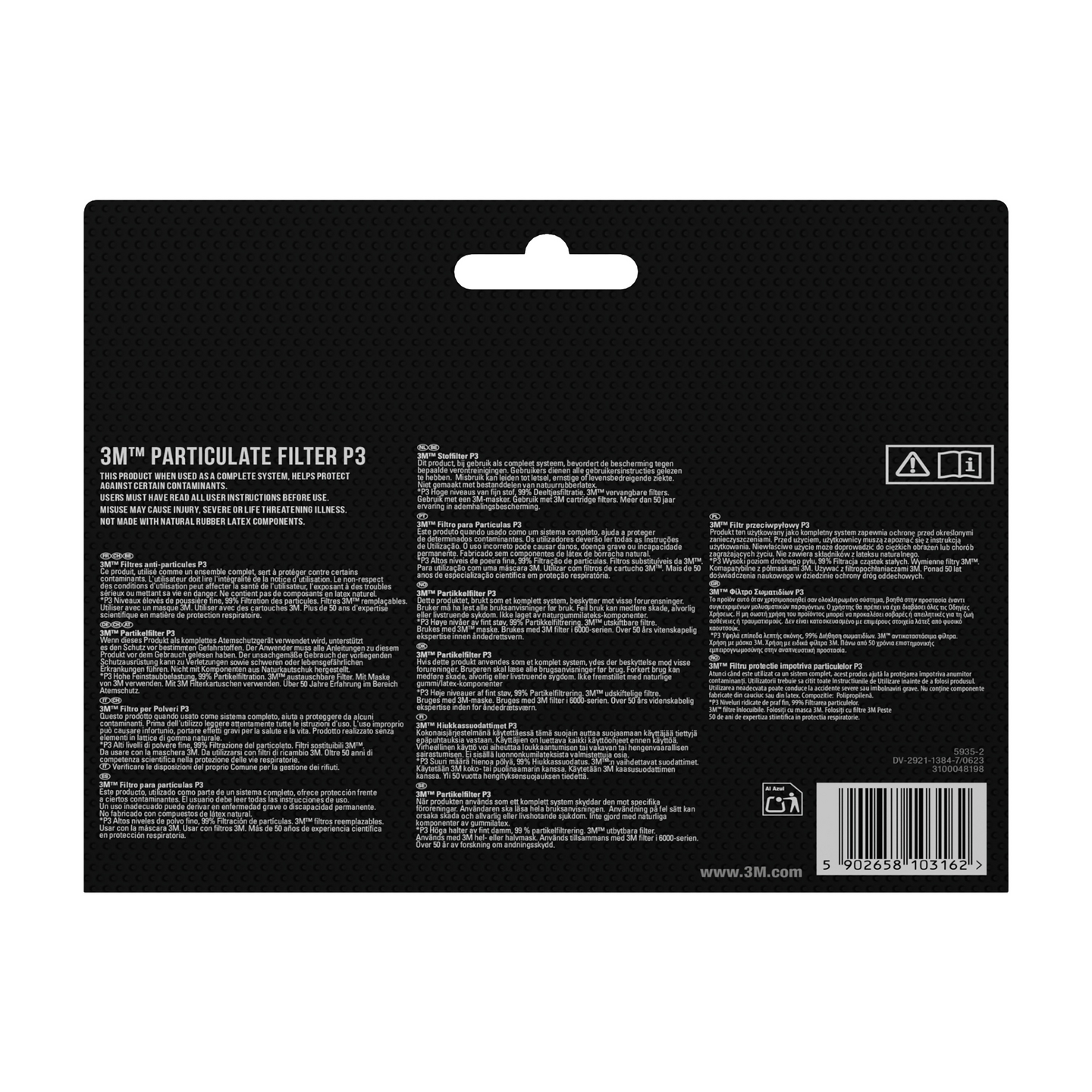 PARTIKELFILTER 3M 5925PRO P2R