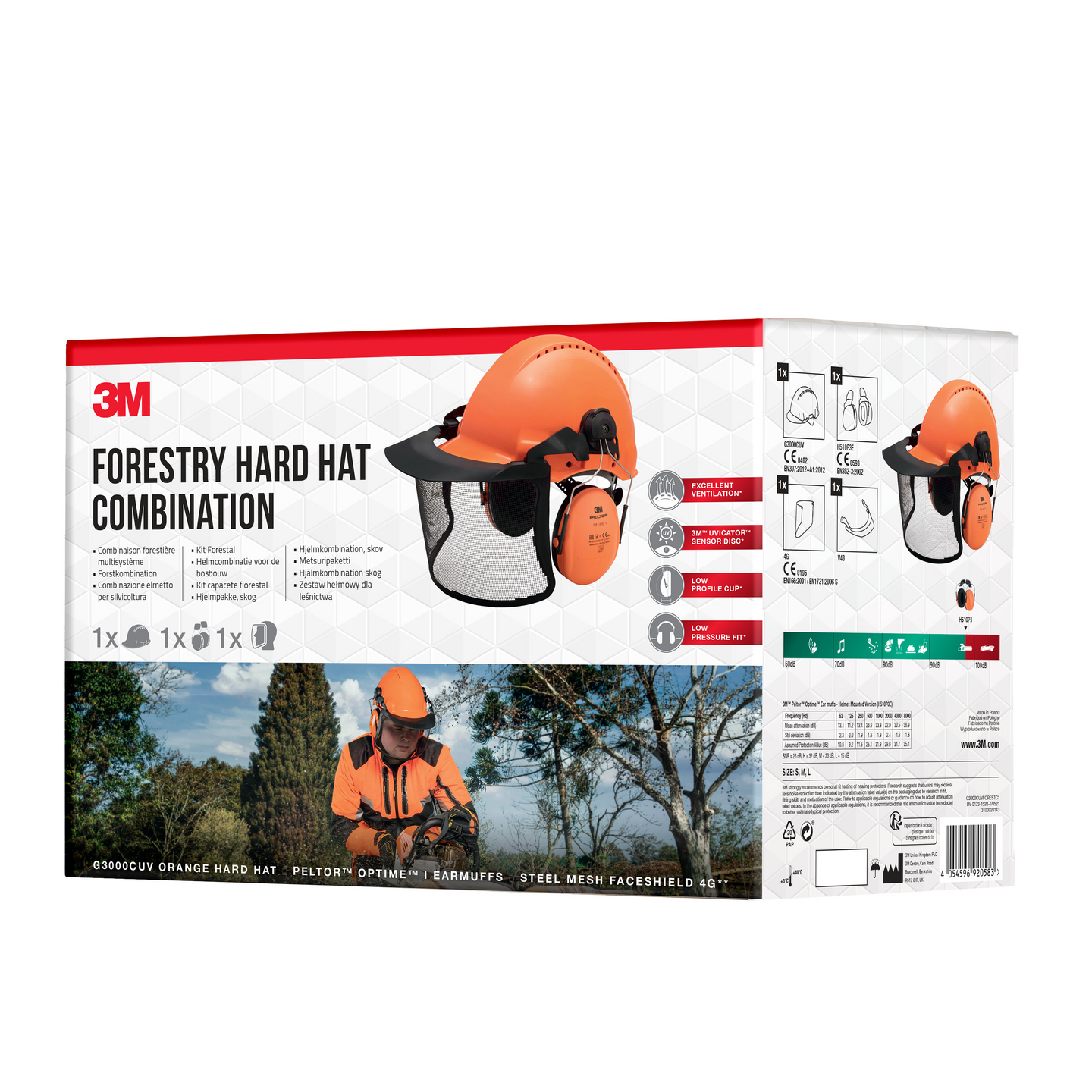 3M SKYDDSHJÄLMSKOMBINATION1 KI