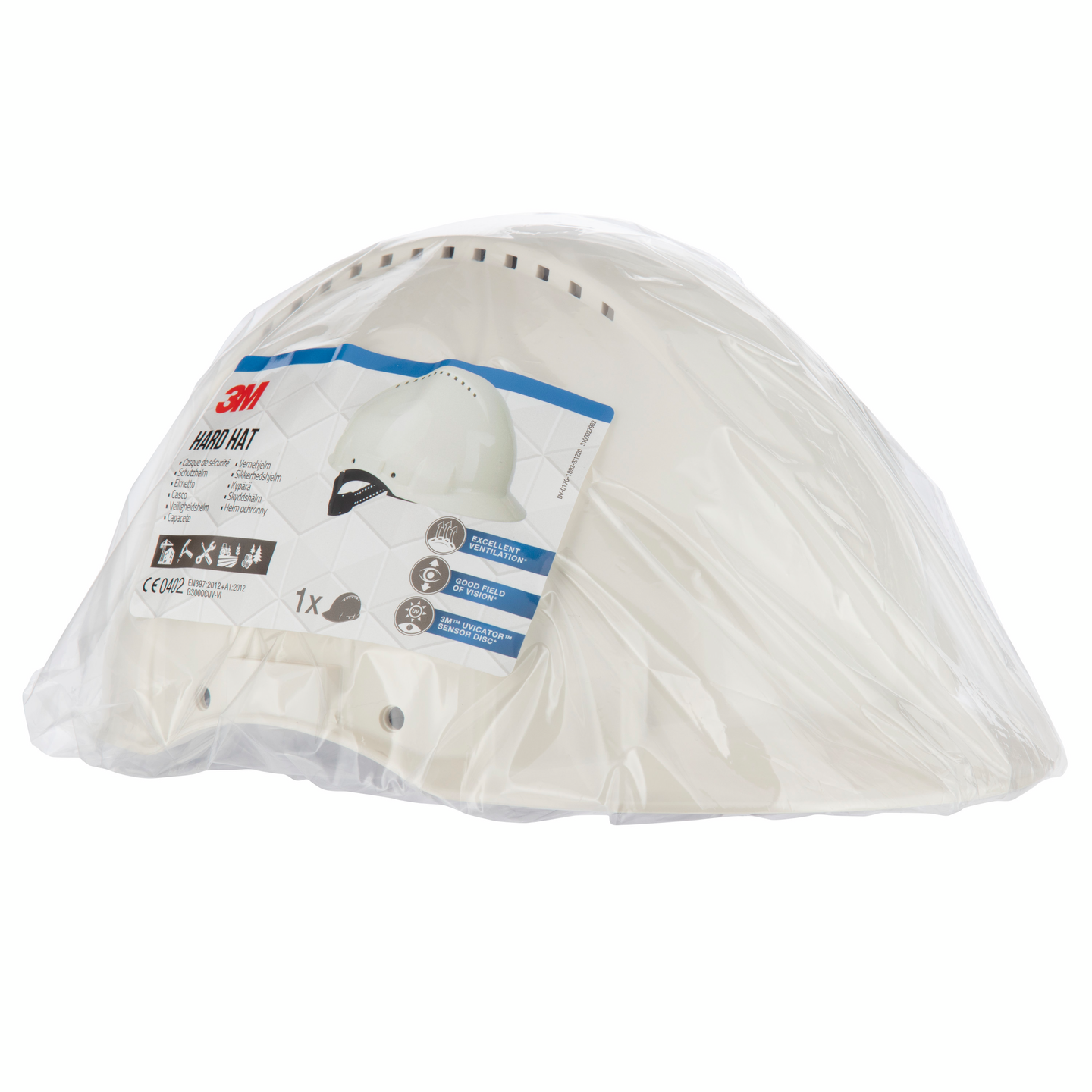 3M SKYDDSHJÄLMVIT3 PER PACK