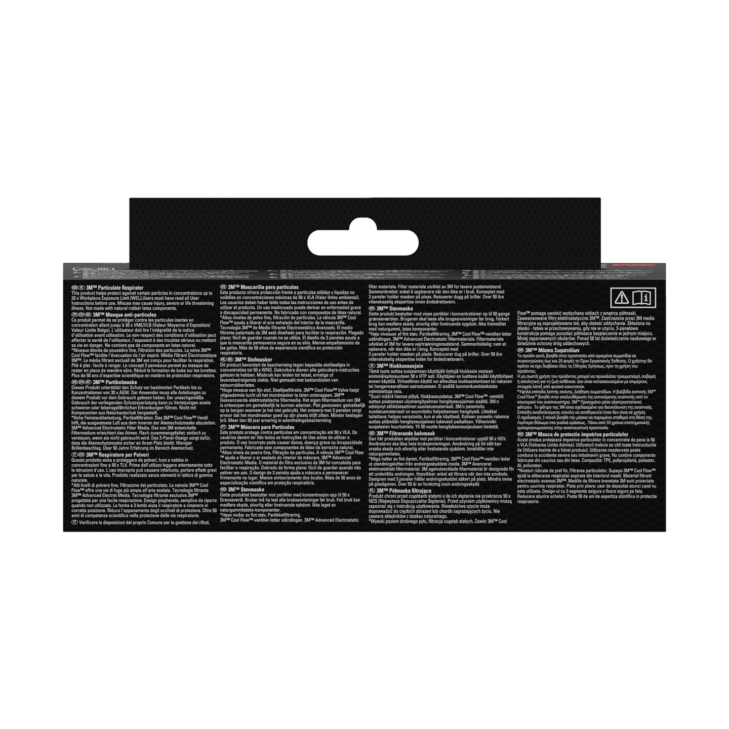 ANDNINGSSKYDD 3M 9322+ FFP2, VENTIL 5ST