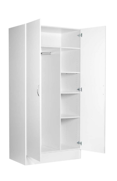 Säilytyskomero Goodiy 100x208x56,8cm valkoinen